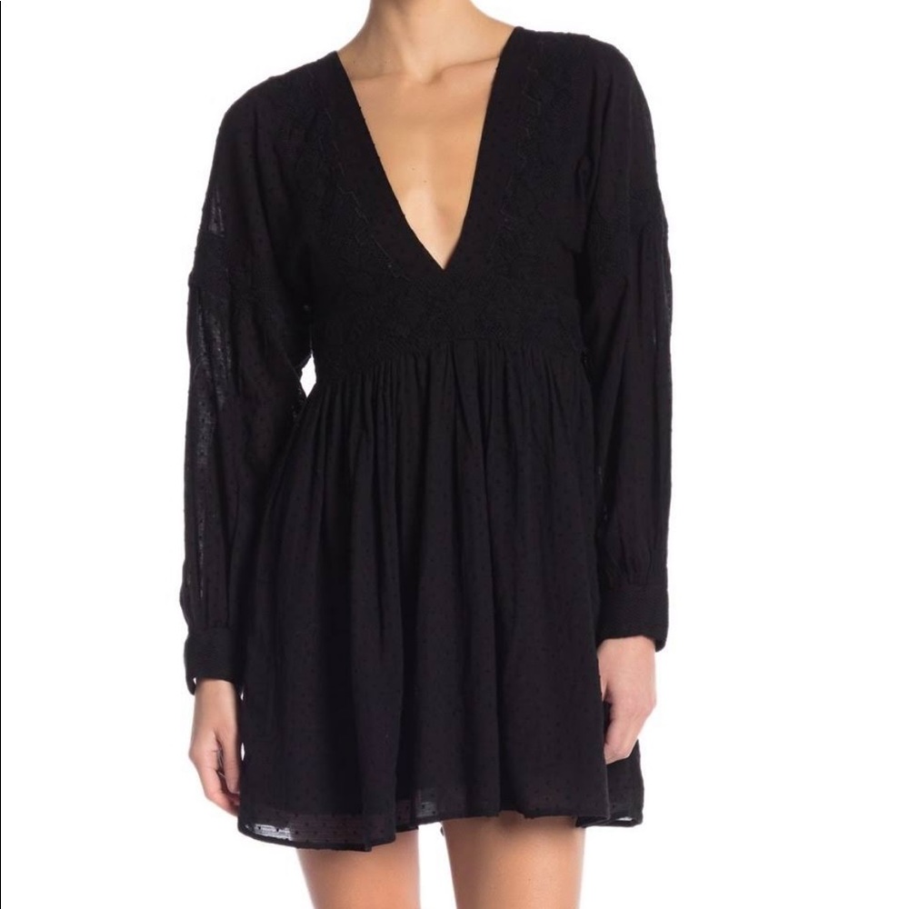 NWT Free People Black Dress